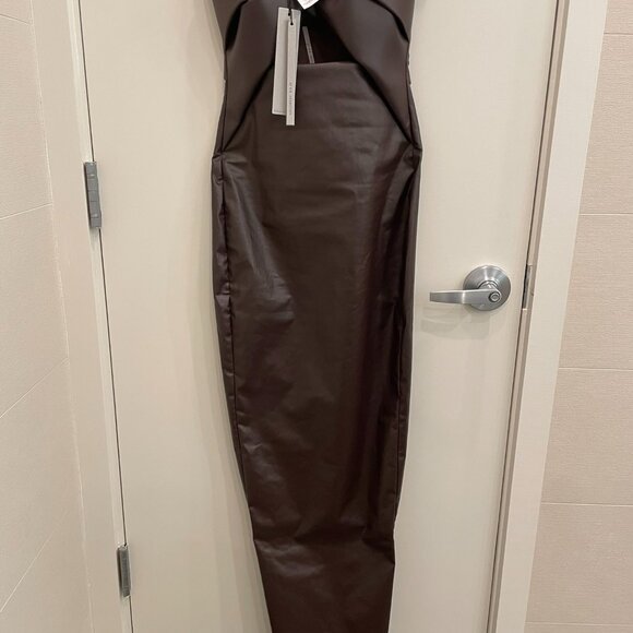 NWT's Rick Owens Prong Gown Brown Size 42 or US Size 6 - Picture 5 of 9